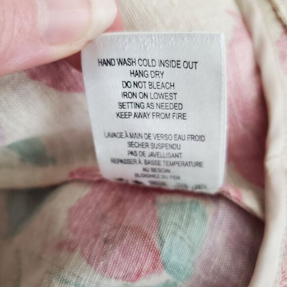 Samuel Dong Womens Pink Floral Ruffle Jacket Size S Zip Front Feminine Victorian - Picture 10 of 14